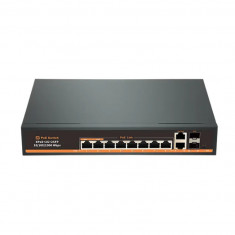 Switch smart PoE 8 porturi 100 1000mbps, 120W, 8GE(PoE)+2GE+2SFP, G0822GB