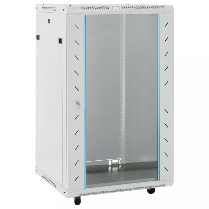 vidaXL Dulap server, picioare pivotante, 18U, 19&quot; IP20 60x60x100 cm 30267