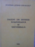 PAGINI DE ISTORIE ROMANEASCA SI UNIVERSALA-COORDONATOR: ION SPALATELU-235526