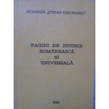 PAGINI DE ISTORIE ROMANEASCA SI UNIVERSALA-COORDONATOR: ION SPALATELU-235526