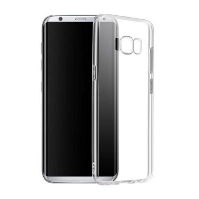 Pachet husa pentru Samsung Galaxy S8, MyStyle slim transparenta cu folie de protectie gratis foto
