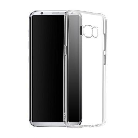 Pachet husa pentru Samsung Galaxy S8, MyStyle slim transparenta cu folie de protectie gratis
