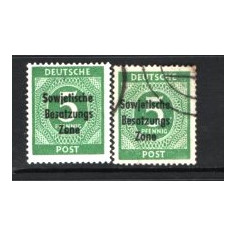 GERMANIA (ZONA ALIATA) 1948 – CIFRA, TIMBRE CU SUPRATIPAR, F132