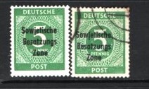 GERMANIA (ZONA ALIATA) 1948 &amp;ndash; CIFRA, TIMBRE CU SUPRATIPAR, F132 foto