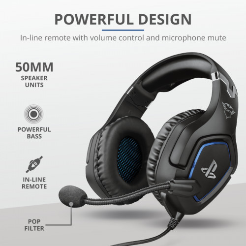 TRUST GXT 488 Forze-G PS4 Gaming Headset PlayStation&reg; official licensed product