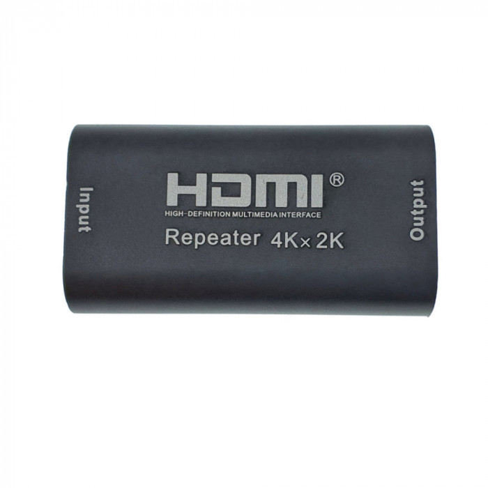 Repetitor HDMI 4K UHD, porturi mama - mama, amplificare transmisie pana la 40m