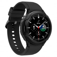 Carcasa Spigen Liquid Air compatibila cu Samsung Galaxy Watch 4 Classic (46mm) Matte Black foto