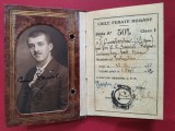 carnet de identitate ,PERMIS ,Caile Ferate Romane , Regatul Romaniei , distins domn ,anul 1930
