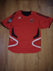 Tricou fotbal cu autografe Adidas MLS DC United marimea 14 ani sau S foto