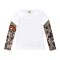 Tricou copii alb cu tatuaj Drool (Marime: 100, Model: Model C)