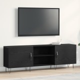 vidaXL Dulap TV, stejar negru, 150x30x50 cm, lemn prelucrat