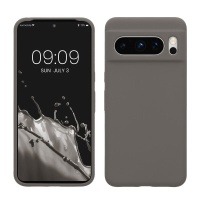 Husa Kwmobile pentru Google Pixel 8 Pro, Gri, Silicon, KWM0000208G038C foto