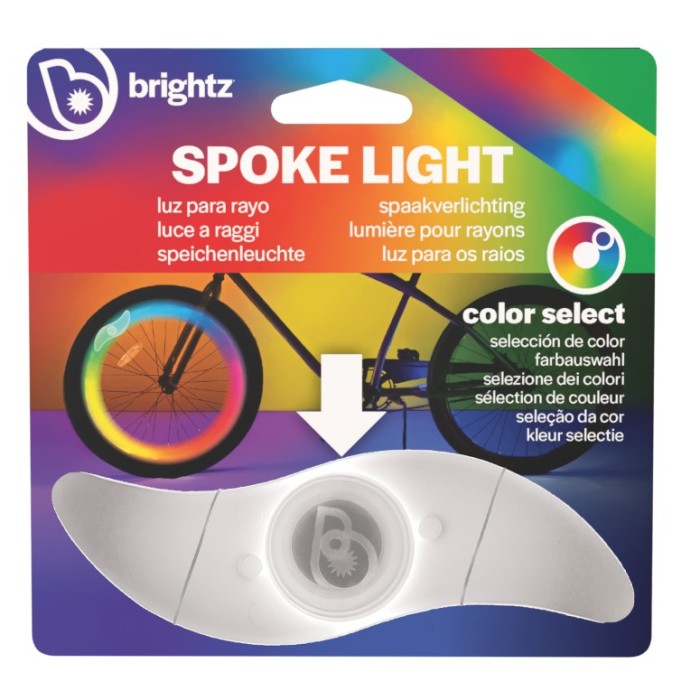 Lumina LED colorata clip-on RBG pentru spite, SpokeBrightz