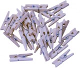 Set 26 carlige din lemn pentru activitati crafts, 2.5cm