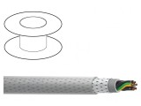Cablu PVC Transparent 300V/500V 7G2,5mm2 100m