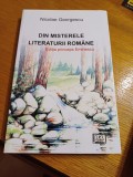 Nicolae Georgescu - Din misterele literaturii rom&acirc;ne. Ediția princeps Eminescu