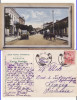 Bacau - Strada Centrala-masina epoca, rara, cu rama, Circulata, Printata