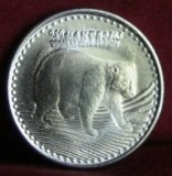 Moneda Columbia 50 Pesos 2012 UNC, Tema Urs, Numismatica America
