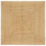 VidaXL Covor Bej 120 x 120 cm Iută