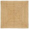 vidaXL Covor Bej 120 x 120 cm Iută