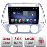 Navigatie HHyundai I20 2011-2014 manual si automat Android radio gps internet Octa Core 8+128 LTE Kit-i20-2012+EDT-E609 CarStore Technology