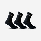 Set Şosete Lungi Tenis x 3 Negru
