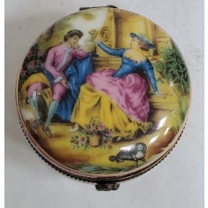 Cutie pentru bijuterii din portelan, Limoges, Secol XX