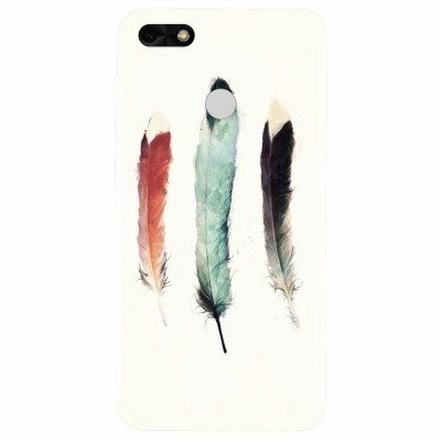 Husa silicon pentru Huawei P9 Lite mini, Three Feathers foto