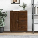 VidaXL Servantă, stejar maro, 69,5x34x90 cm, lemn prelucrat