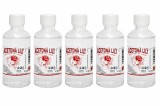 Cumpara ieftin Set 5 Acetone Lily pentru indepartarea ojei, recipiente din sticla, 50 ml fiecare