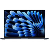 Laptop Apple MacBook Air 15.3&amp;#039;&amp;#039;, cu procesor Apple M3, 8 nuclee CPU si 10 nuclee GPU, 16GB, 256GB, Midnight, INT KB