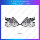 Lumini ambientale difuzoare stalpi fata Mercedes Clasa S W222, control original