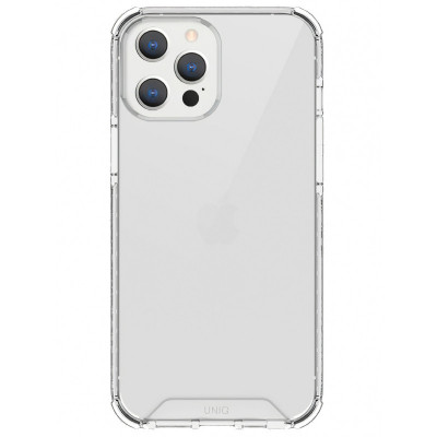 Husa Plastic - TPU UNIQ Combat Antisoc pentru Apple iPhone 12 Pro Max, Transparenta foto