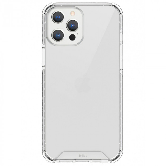 Husa Plastic - TPU UNIQ Combat Antisoc pentru Apple iPhone 12 Pro Max, Transparenta