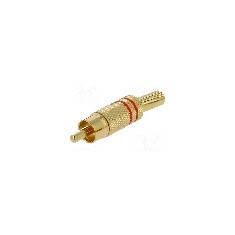 Conector RCA, tata, LUMBERG - 1573 01 V ROT