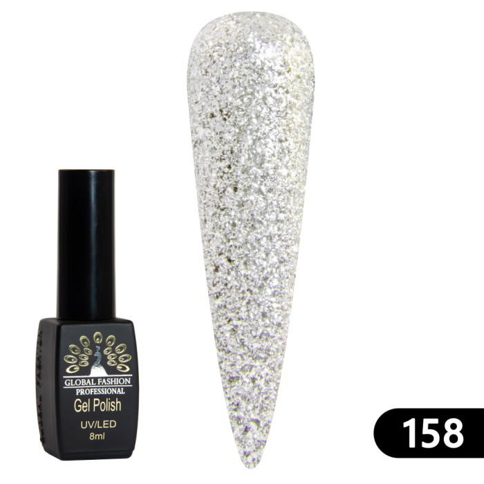 Oja semipermanenta BLACK ELITE, Global Fashion 8 ml, 158
