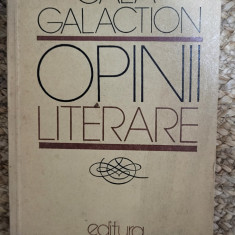OPINII LITERARE -GALA GALACTION