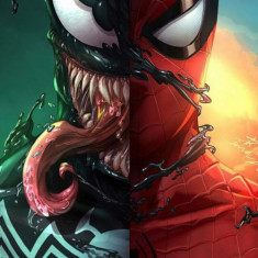 Husa Personalizata SONY Xperia XZ2 Premium Spiderman vs Venom