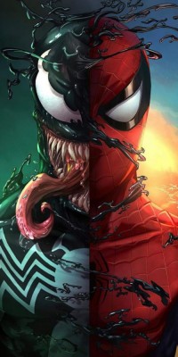 Husa Personalizata ASUS ZenFone 4 Selfie ZD553KL Spiderman vs Venom foto