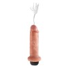 Dildou cu Ejaculare King Cock 15cm - Realist, PVC Sigur, cu Bulb Ejaculare + Jizzle Juice Inclus