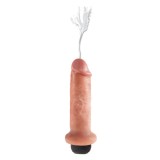 Dildouri cu ejaculare - King Cock Penis cu Ejaculare 15 cm