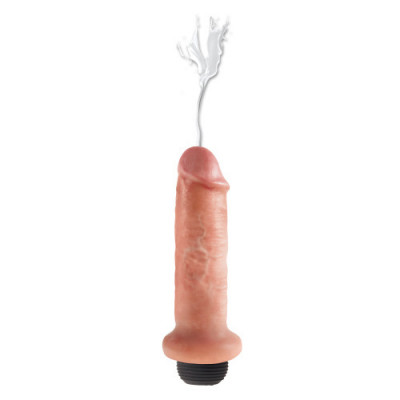 Dildouri cu ejaculare - King Cock Penis cu Ejaculare 15 cm foto