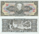 1964 , 5 cruzeiros ( P-176d.3 ) - Brazilia - stare aUNC