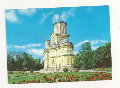 RF2 -Carte Postala- manastirea Curtea de Arges, necirculata 1978 foto