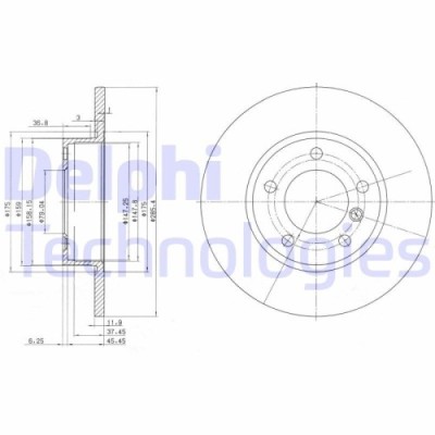 Delphi Disc frana foto