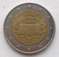 Moneda Germania - 2 Euro 2007 - Tratatul de la Roma - D