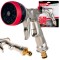 Pistol de pulverizare reglabil cu 8 functii Brass-Line, Tvardy T07301