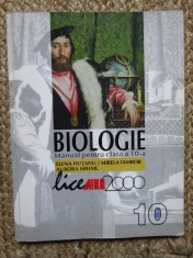BIOLOGIE. MANUAL PENTRU CLASA A 10-A ELENA HUTANU MIRELA IAMBOR AURORA MIHAIL foto