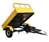 ProGARDEN Campo RM600CT remorca 600kg minitractor, 1 osie, prindere cupla