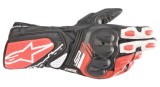 Manusi moto piele Alpinestars SP-8 V3, negru/rosu/alb, marime XL